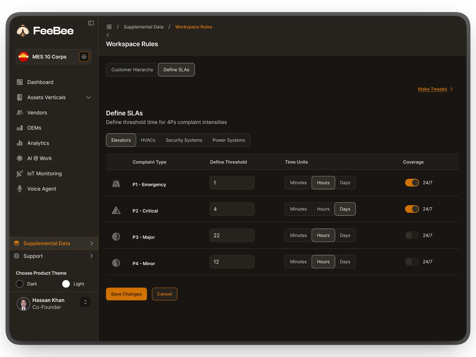 One accountable vendor per asset